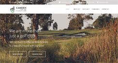 Desktop Screenshot of camdengolfclub.com.au
